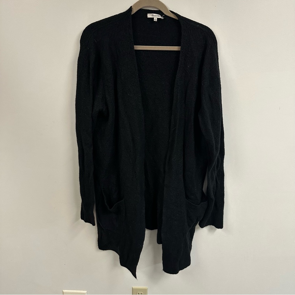 Madewell Black Open Front Cardigan